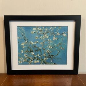 Van Gogh Almond Blossoms 15x12 Black Framed Print Spring Flowers Floral Wall Art